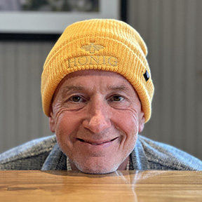 Product Image for Yellow Logo Beanie